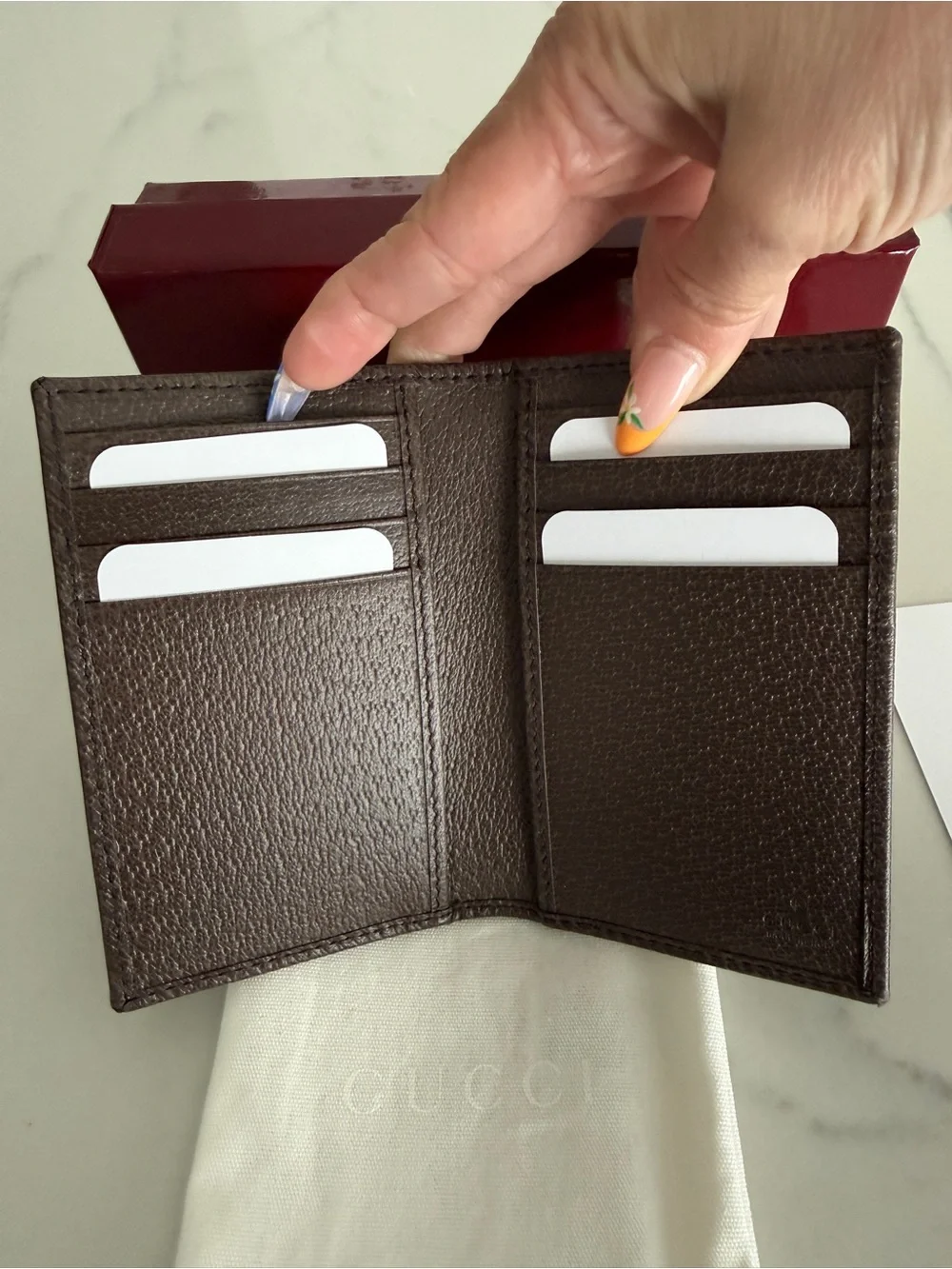 Gucci GG Supreme Long Card Case